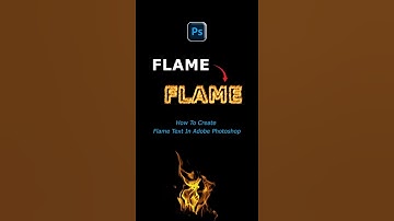 Create an Epic Fire Text Effect in Photoshop #photoshoptutorial   #adobe #shorts #fire #typography