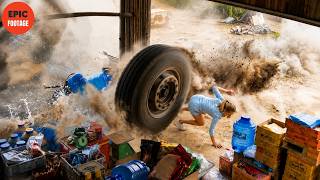 Moments Filmed Seconds Before Disasters | Incredible Moments Caught on Camera | Best of the Month#43
