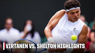 Otto Virtanen vs. Ben Shelton | Full Highlights | 2026 Wimbledon