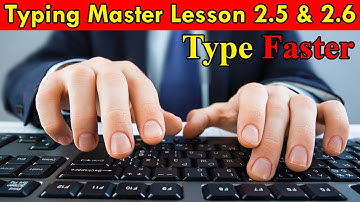 Typing Master Lesson 2.5 & 2.6 | Learn how to type faster | Improve Typing Skills | IT Tactics