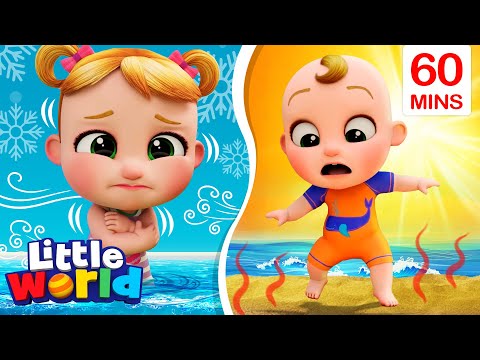 Hot And Cold (Opposites Song) + More Kids Songs & Nursery Rhymes by Little World