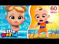 Hot and cold opposites song  more kids songs  nursery rhymes by little world