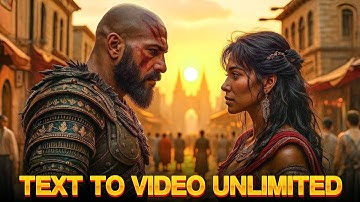 Unlimited FREE AI 4K📺Video Generator | Open Source Text to Video AI | Image to 4k Video Maker 2025