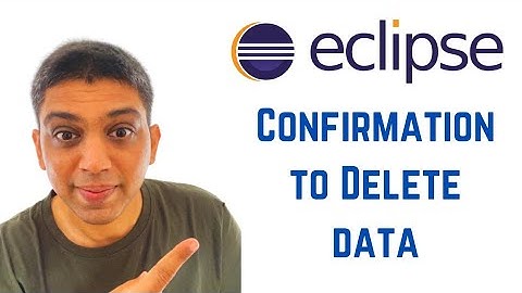 Java swing tutorial using Eclipse - Confirmation to Delete data (Do you really want to delete )
