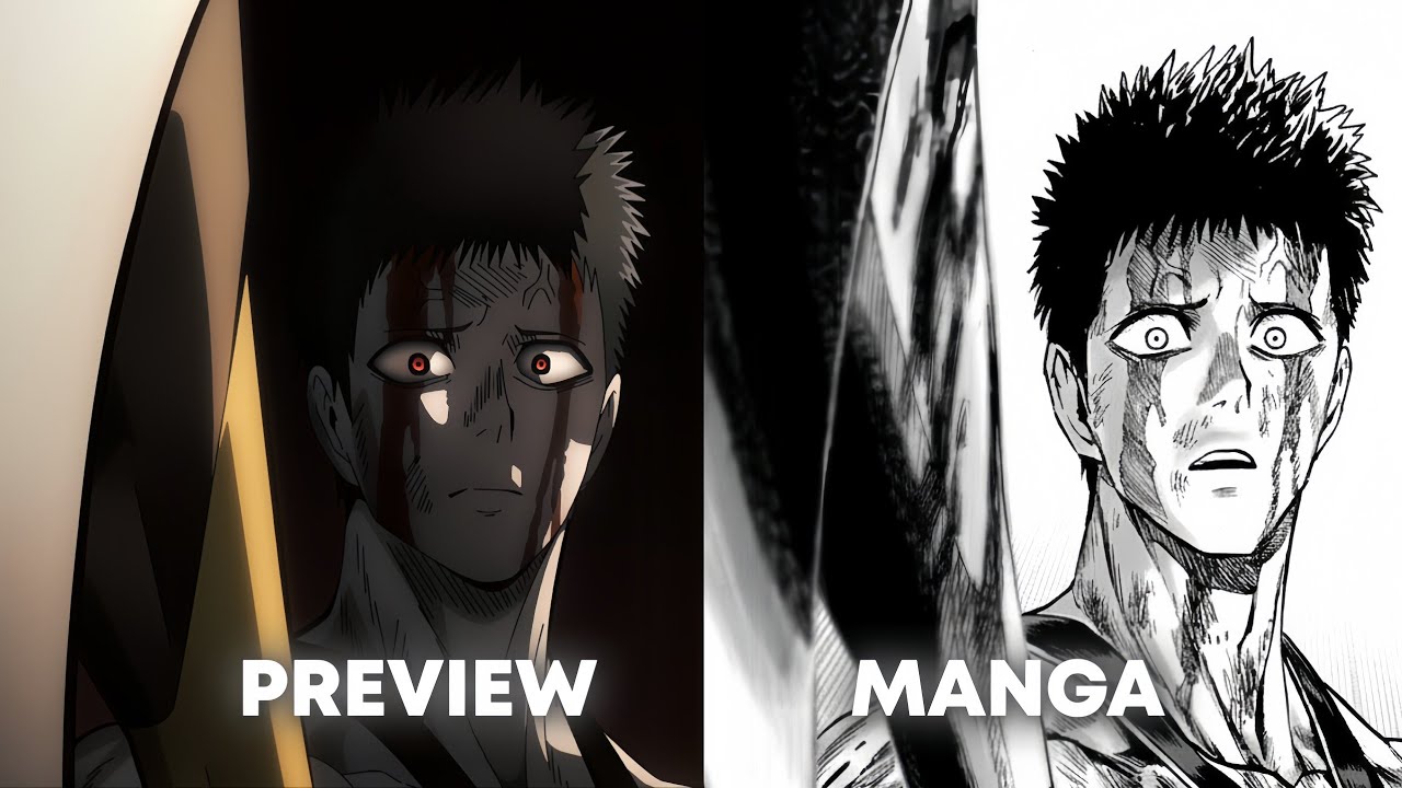 Preview vs Manga || One Punch Man season 3 episode 10