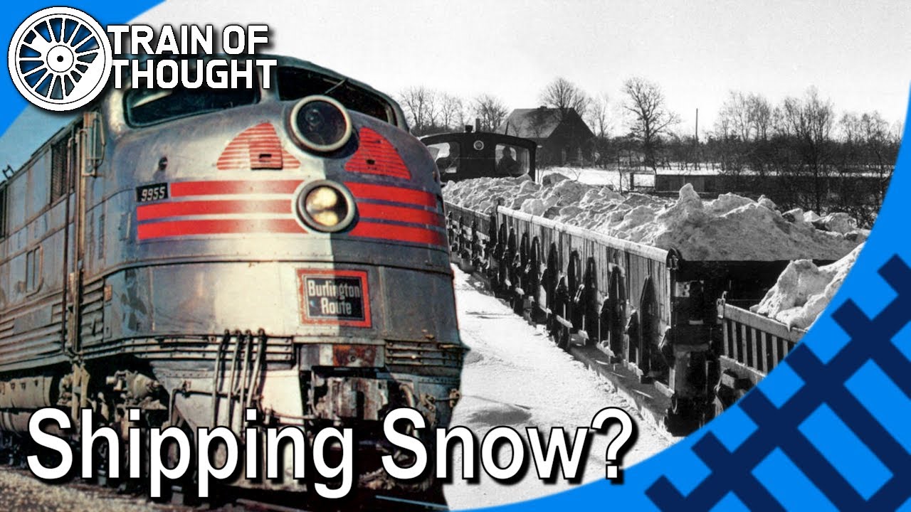 That time a Railroad Delivered Snow - CB&QR and the Chicago 67' Blizzard