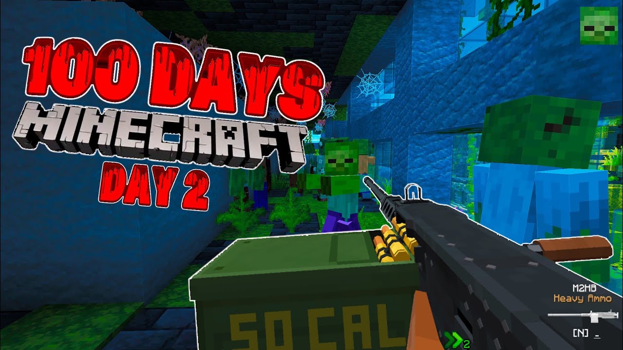 100 DAYS Zombie Apocalypse Survival - Day 2: Defending the Outpost ...
