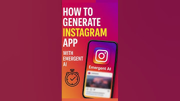 ✨I Built an Instagram Clone in 40 Seconds Using AI 🔥😱(No Coding Required!😍)| #shorts #aiagents