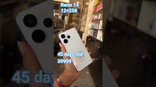 OPPO Reno 15 12+25650 days old only Star Mobiles Sirsa New price 49000Old price 39999#OppoLovers