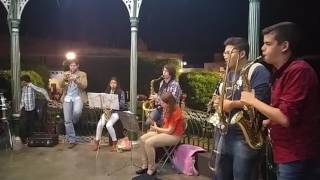 San Miguel el Alto Jalisco,Banda juvenil en el kiosko