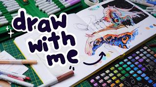 I created a new butterfly horse || sketchbook spread