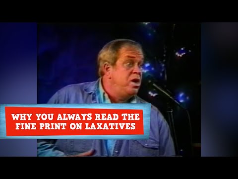Taking Laxatives?? Why You ALWAYS Read The Fine Print | James Gregory