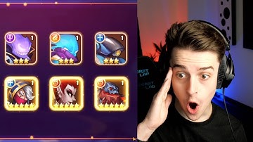 Opening your scrolls for ANNIVERSARY in IDLE HEROES