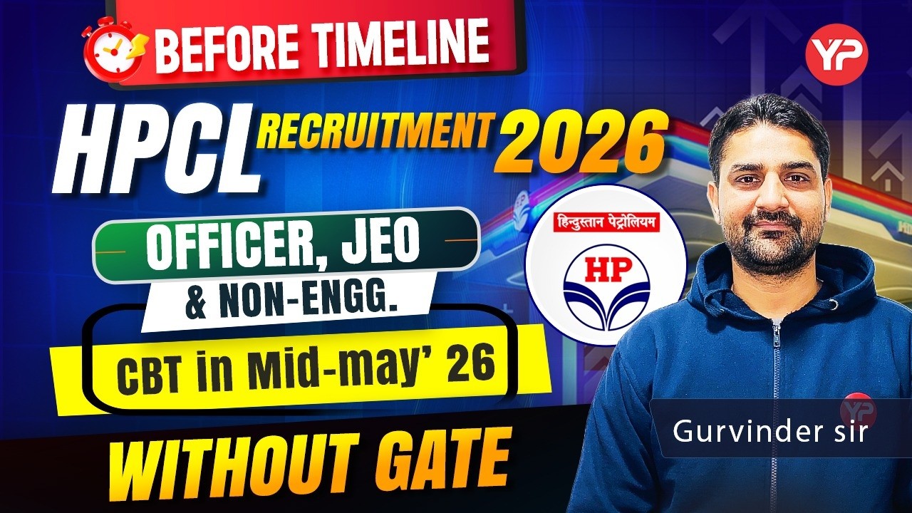 CBT Mid May, HPCL Officers/JEO Recruitment 2026 | Short Notification out