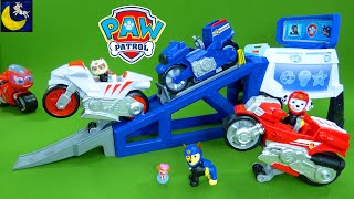 NEW Paw Patrol Moto Pups HQ Playset Wild Cat Motorcycles and Surprise Chocolate Eggs Blind Box Toys!