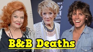 List of The Bold and the Beautiful Deaths || B&B Soap Opera 2023