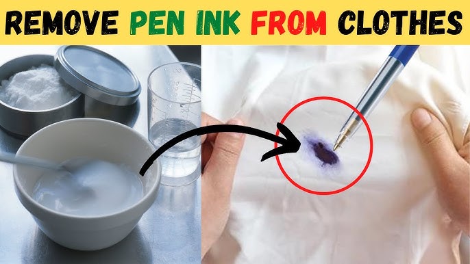 The RIGHT Ways to Remove Ink Stains from Clothes & Fabric 