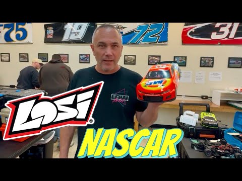 First carpet race with the new Losi NASCAR