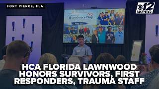 HCA Florida Lawnwood honors survivors, praises first responders and trauma staff