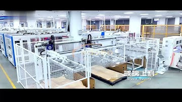 Solar panel production line, automatic glass loading machine