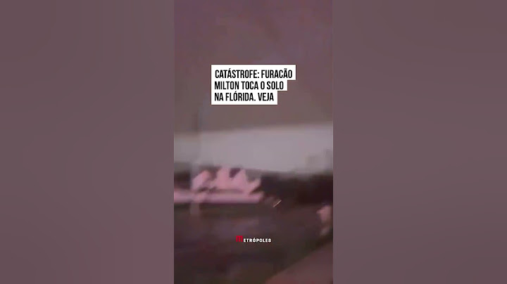 Catástrofe: Furacão Milton toca o solo na Flórida