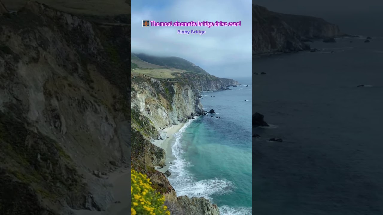 Bixby Bridge — where earth, sky, and soul meet. #travel #cinematic #bixby