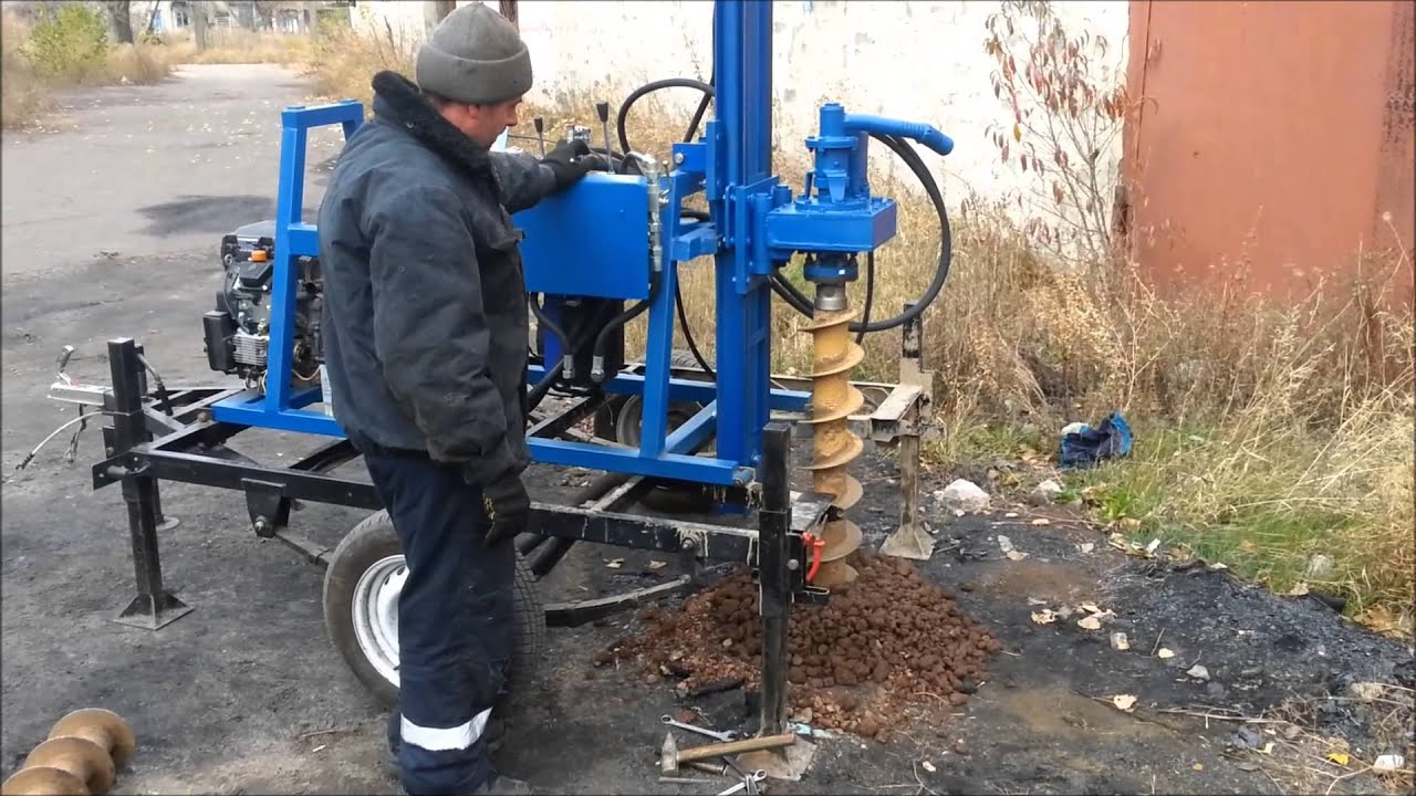 Виды буров для бурения скважин на воду