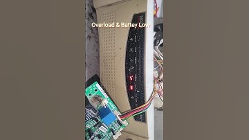 microtek inverter overload and low battery problem quick solution#repairing #reels