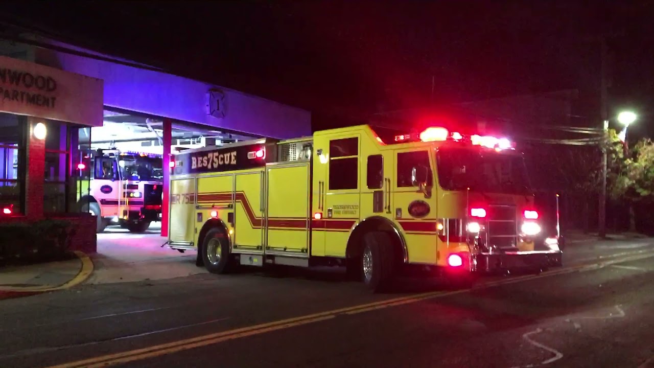 Thornwood Fire recuse 75 going out of quarters. YouTube