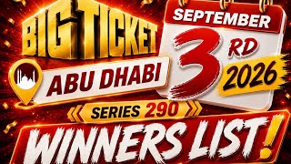 Big ticket abudhabi live draw result Series 290 #bigticket #bigticketabudgabi