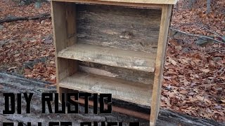 Rustic bathroom shelf with towel rack, made of pallets and scrap woods I had laying around the shop. Build by Kyle Miller. Don