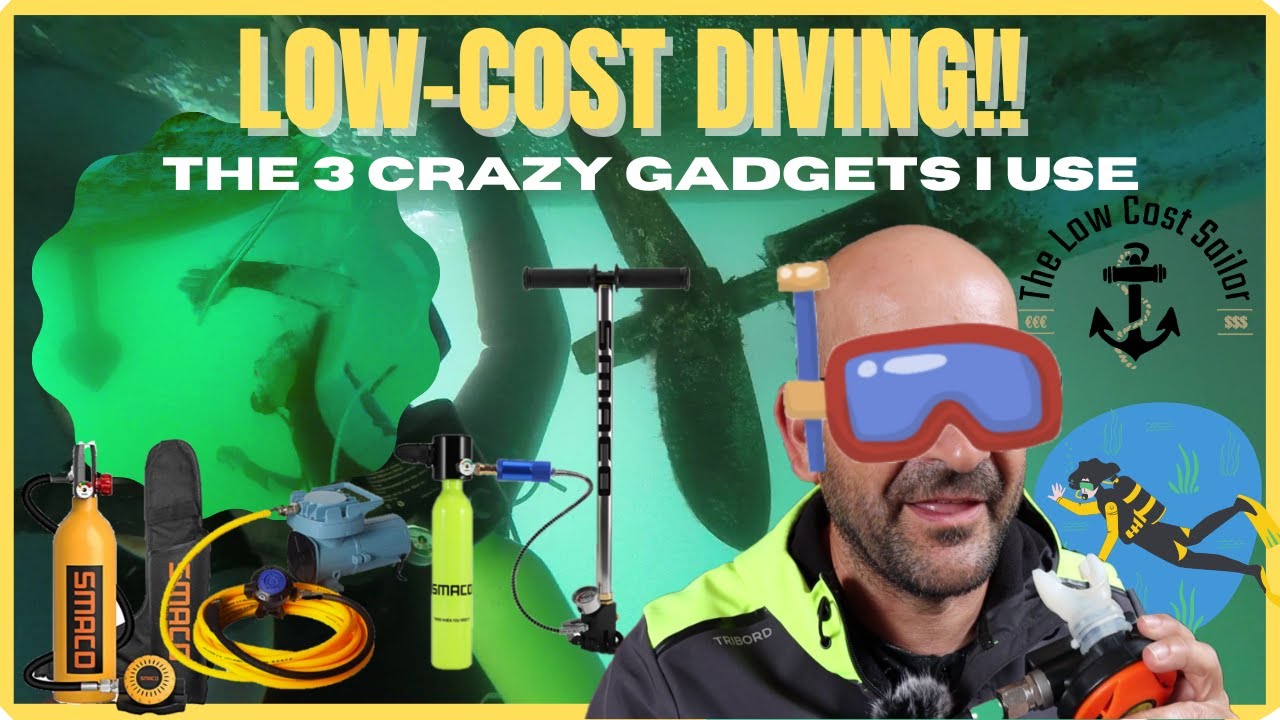 EP16 - Недорогое снаряжение для дайвинга, сравнительные исследования и изобретения для чистки и о...