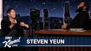 Steven Yeun on Shooting Nope with Jordan Peele, Reddit Theories & Working at BuildaBear