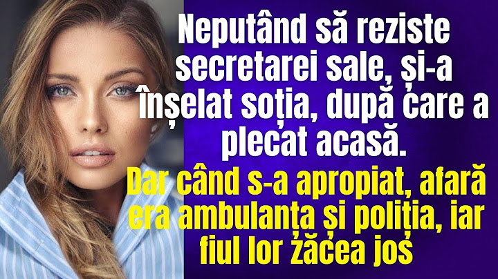 Și-a înșelat soția cu secretara sa. Dar când sa apropiat de casă, era poliția și ambulanța, iar fiul