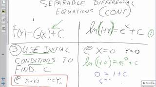 10 3 Solving Separable Diffy Qs