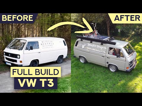 Camper Van Conversion of a old VW T3 | DIY | Full Build Time Lapse