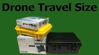 Parrot Bebop Skycontroller vs. DJI Phantom 2 Travel Size Comparison in 4K UltraHD