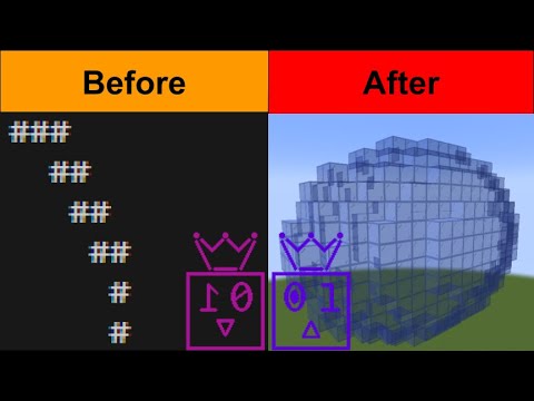 Using python to make blocky circle is easy..... - YouTube