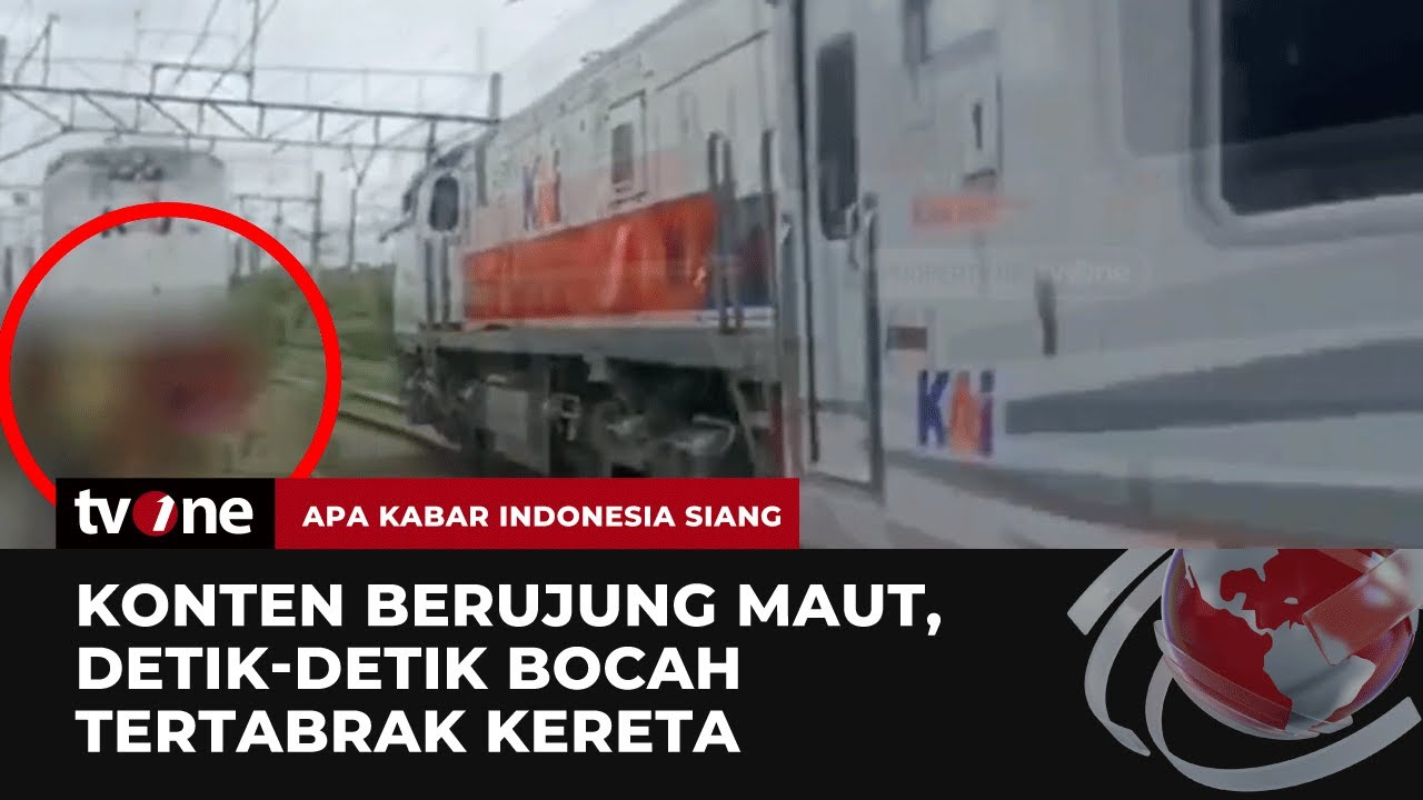 Fokus Merekam Kereta Lain di Atas Rel, Seorang Anak Tertabrak Kereta Api di Matraman | AKIS tvOne