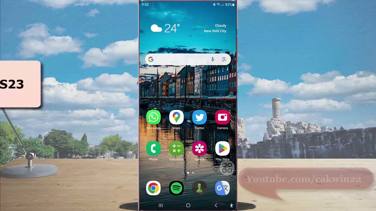 Samsung Galaxy S23 Ultra : How to rearrange or reorder assistant menu items
