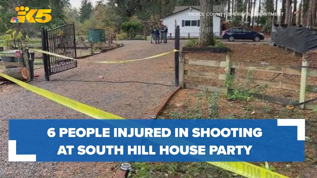 2 teens, 4 adults injured in shooting at South Hill house party - YouTube