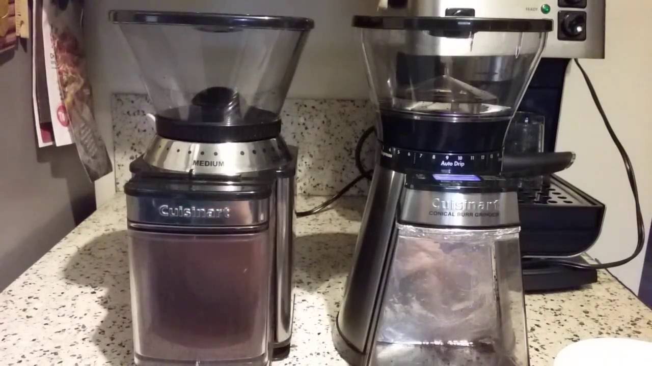 Side-by-Side Cuisinart Burr Coffee Grinder Comparison 