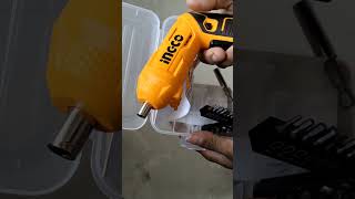 #Unboxing INGCO 4V Electric Cordless Screwdriver 🔥