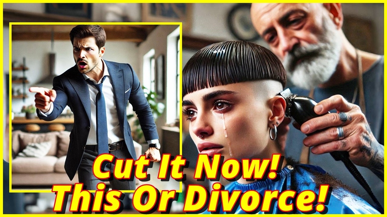 Истории о стрижках - Мой муж попросил меня побрить голову или развестись! 😨 Что я могла сделать? 😭