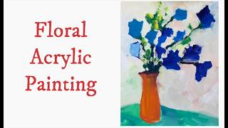 Acrylic Painting Blue Flowers
This video is a quick time-lapse painting of blue flowers in acrylic. I really enjoy painting flowers. The canvas size is 11x14 which I get from Michaels. I use a combination of Liquitex Basics and Utrecht Studio Acrylic Paint.
My favorite brush is Simply Simmons Size 8 Bright Bristle brush. I use this brush in the majority of my paintings. I like the effects that the brush gives me. You can purchase this brush at Michaels or Blick Art Supply.
If you are interested in purchasing this painting and visiting my creative blog visit https://artsyvic.com Acrylic Painting Blue Flowers