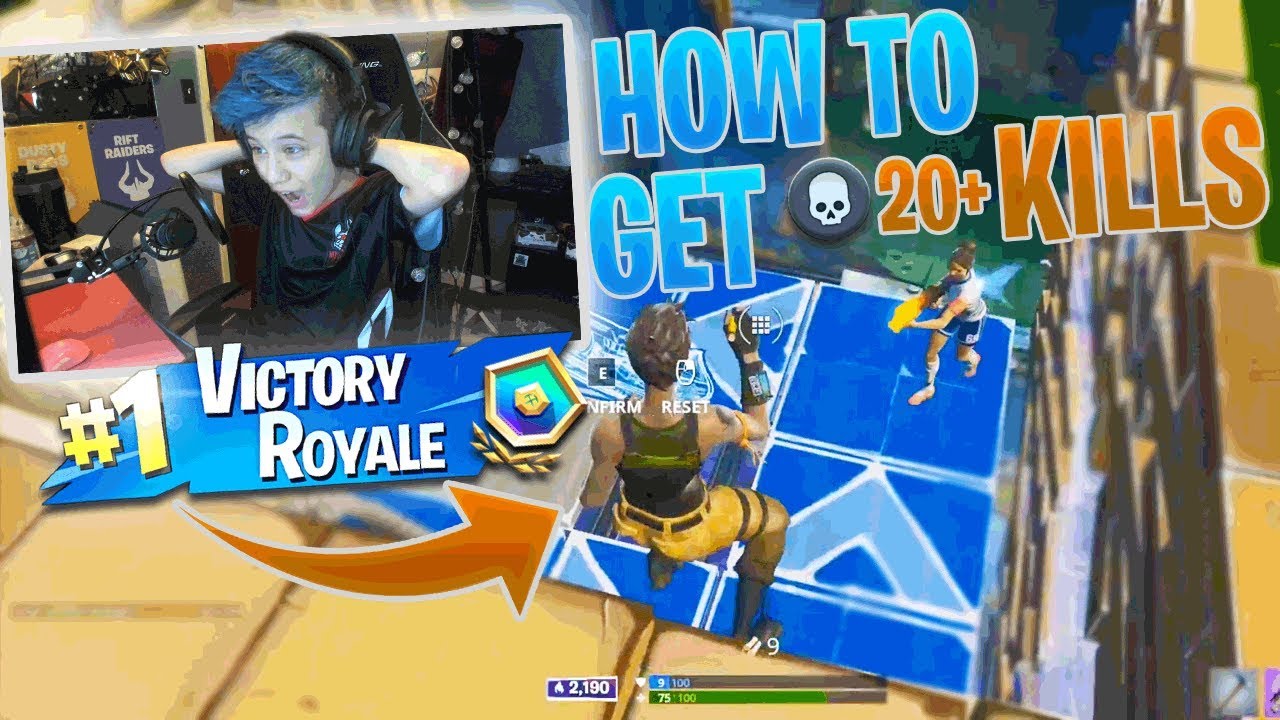 How to get 20+ KILLS in ARENA Solo's!! My *NEW* Season X record!! (Fortnite Battle Royale)