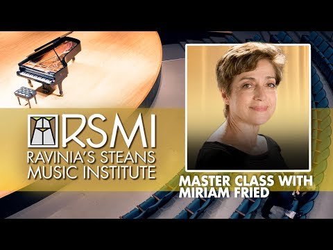 Ravinia's Steans Music Institute Master Class: Miriam Fried