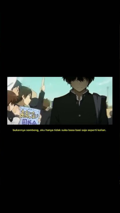 Story Wa Anime Sad moment Oreki Houtaru