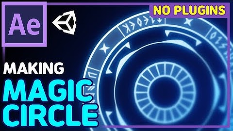 Game VFX Tutorial - Magic Circle with AfterEffects [For Unity / No Plugins / Eng&Kor Sub]