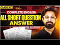 Class 10 English Short Question Answer | Complete Preparation for Board Exam 2025-26 🔥